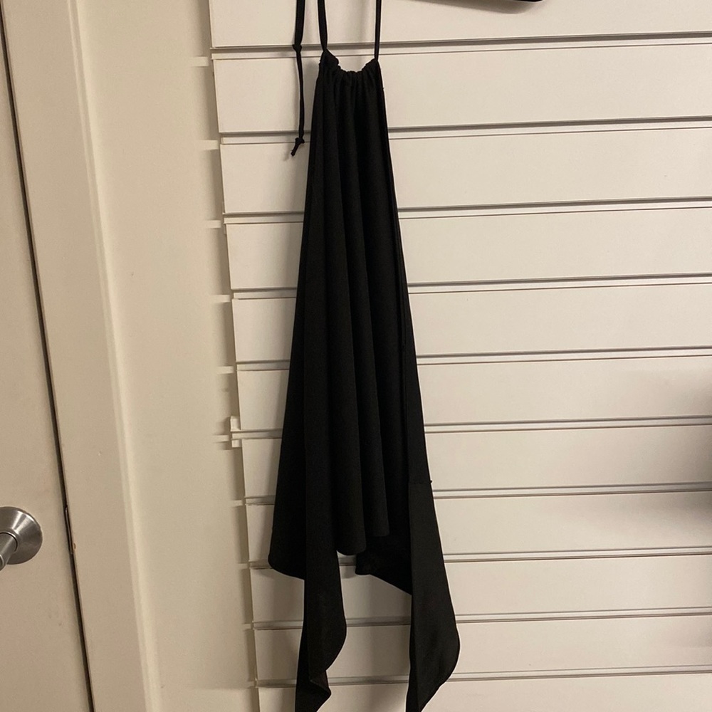 Black halter top